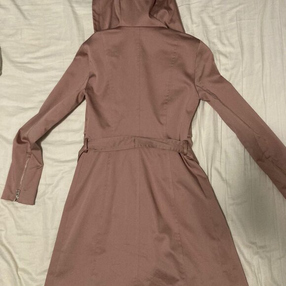 Soia & Kyo - Arabella Water-Repellent Hooded Zipped Trench Coat - Size XXS - Picture 6 of 6